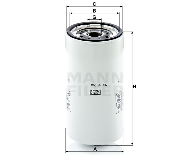 MANN FILTER Filtre à carburant · réf. 565WK10022