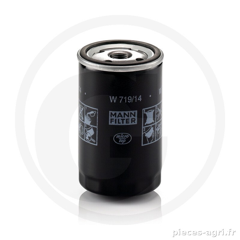 MANN FILTER Filtre à huile moteur vue 2