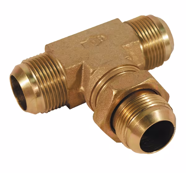 Raccord T orientable passe cloison JIC/UNF 9/16 · réf. TS09