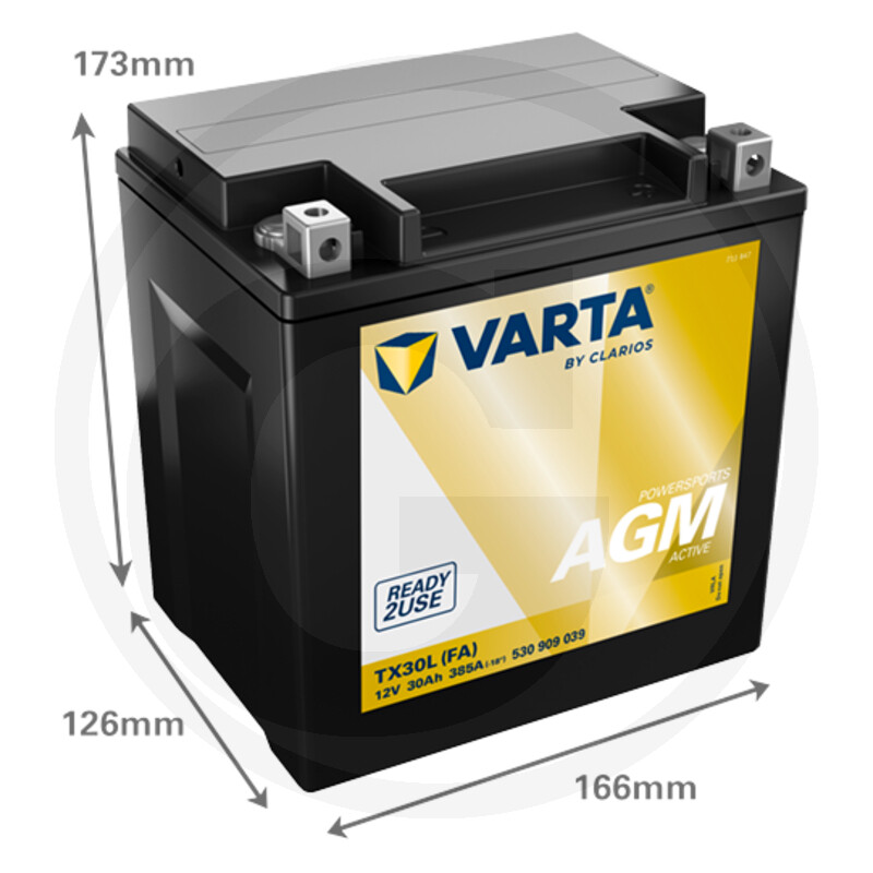 Varta Powersports AGM · réf. 19313008