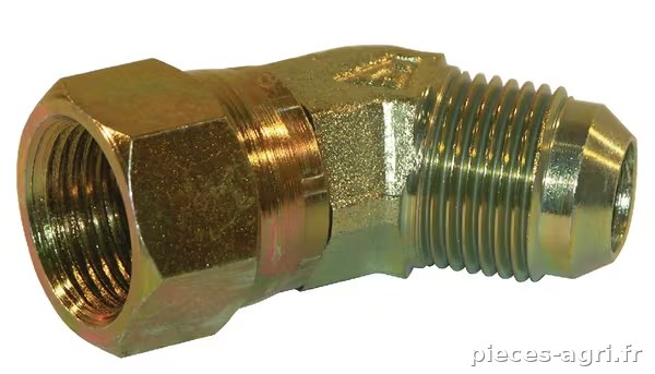 Coude 45gr femelle x mâle 1-1/16 UNF · réf. KOU4517