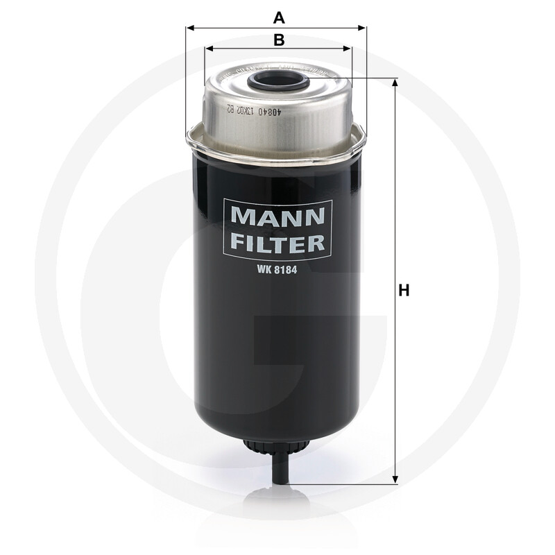 MANN FILTER Filtre à carburant vue 2