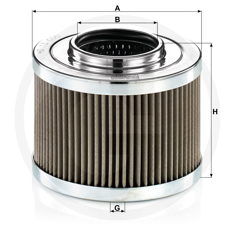 MANN FILTER Filtre à huile hydraulique · réf. 565HD13005