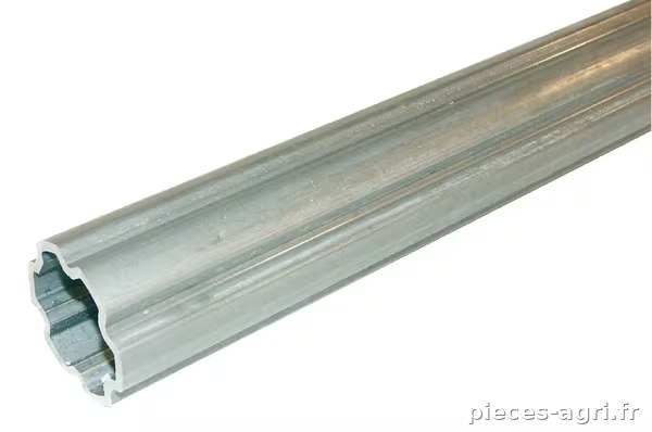 Tube profilé intérieur V40, en étoile, diamètre 39,3 x 30,3 x 4,5 mm, longueur : 1 400 mm · réf. 1911407001400