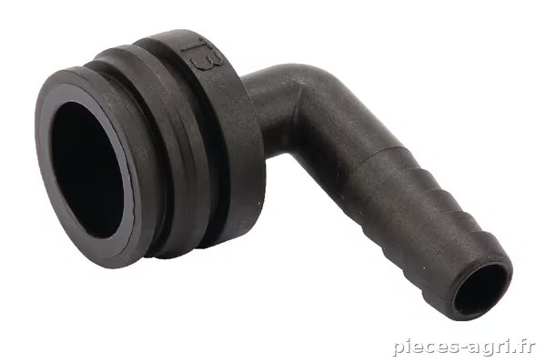 Raccord de tuyau 90° 16 mm avec connexion mâle T3 · réf. 1191316