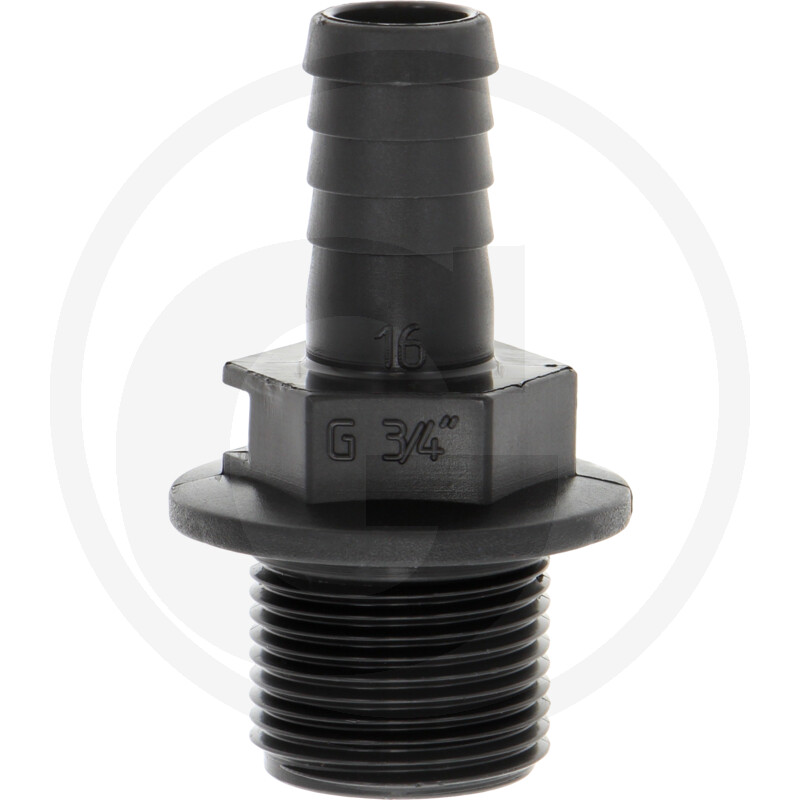 ARAG Schlauchtülle gerade, Ø 16mm x AG 3/4" vue 2