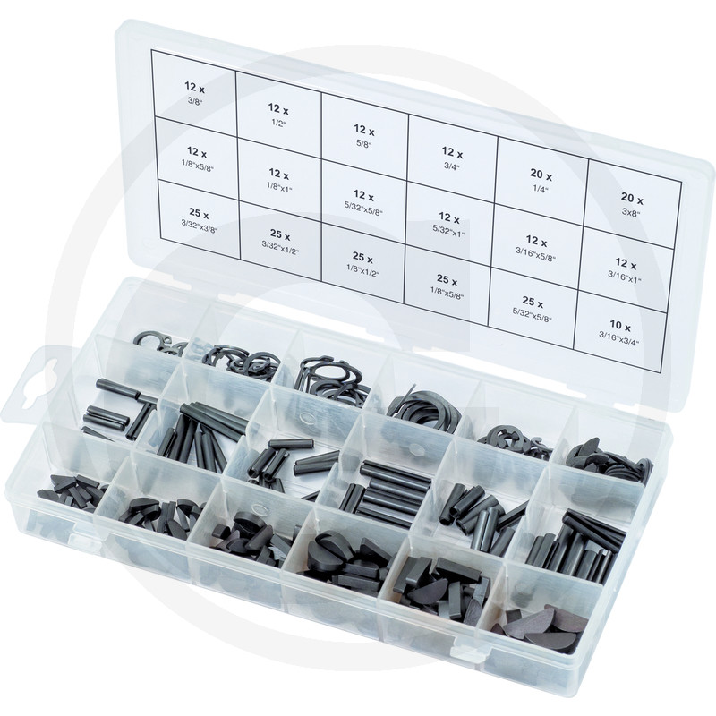 KS Tools Assortiment de clavettes, circlips et chevilles, 295 pcs. · réf. 7889700520