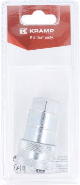 Raccord rapide femelle 3/8" BSP (1) · réf. KRNV38GASFP01B
