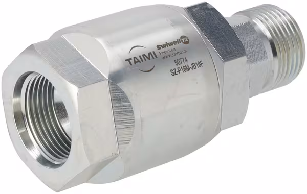 Raccord pivotant M 1" BSP x F 1-5/16 JIC · réf. SZP16MJB16F