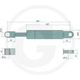 Stabilus Amortisseurs à gaz · réf. 6549704406