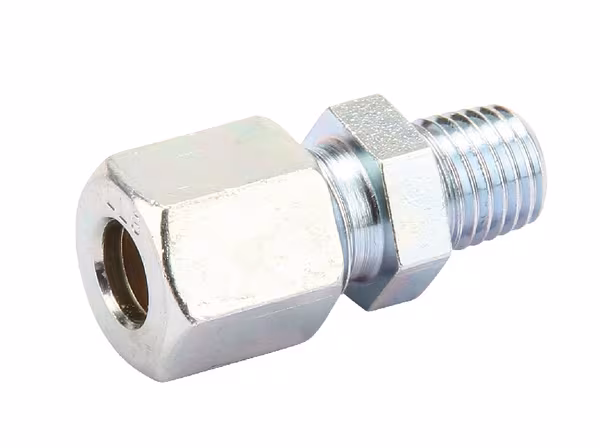 Raccord à visser 6LL M8K 60° · réf. CLGEV6LL60M8K