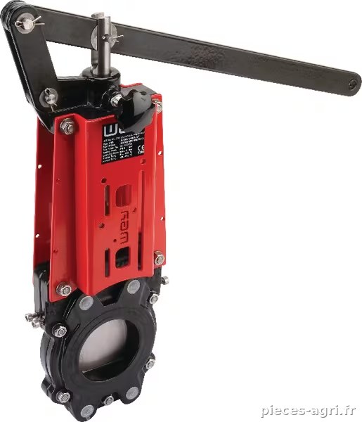 Vanne guillotine+levier DN 80 · réf. DN80VNBN