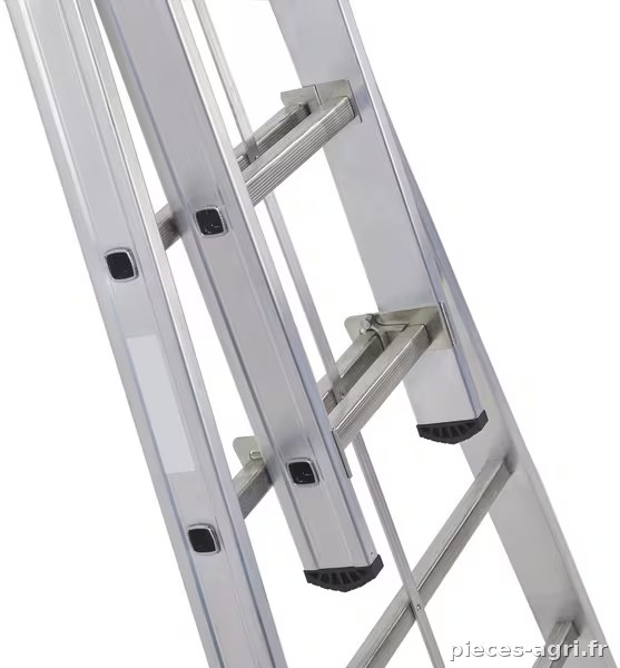 Échelle de réforme en aluminium 2x8 vue 3