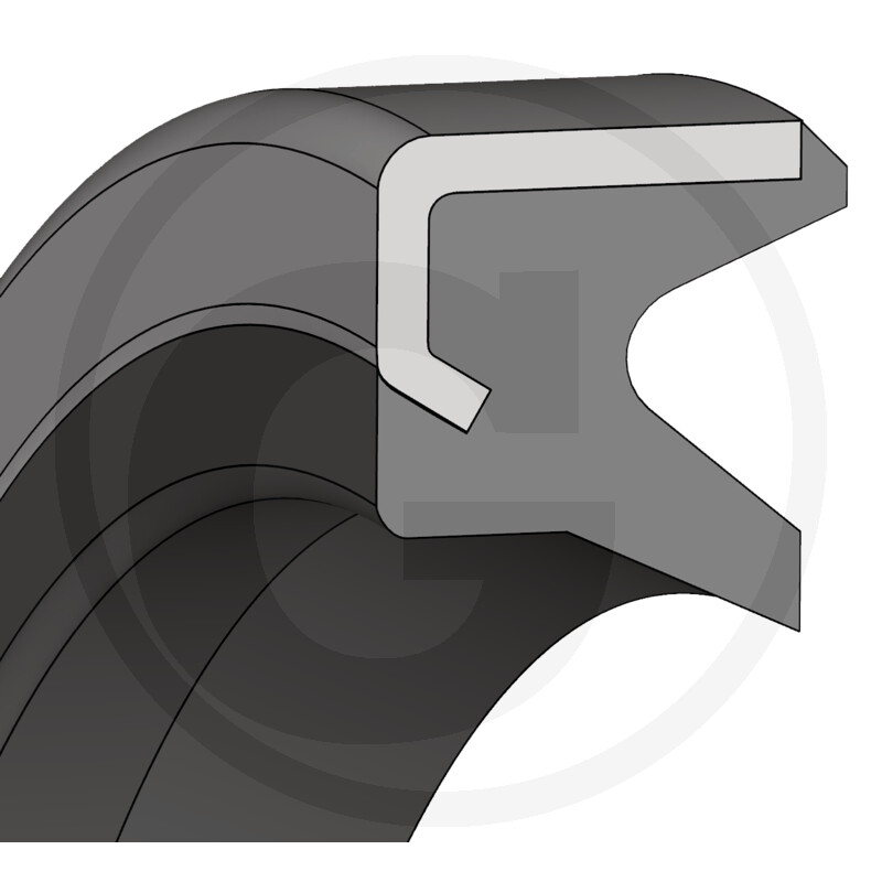 GRANIT Joint racleur simple lèvre en TPU vue 3