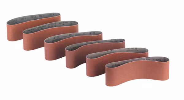 Bande abrasive 76x533mm K60/80/120 set · réf. 753240