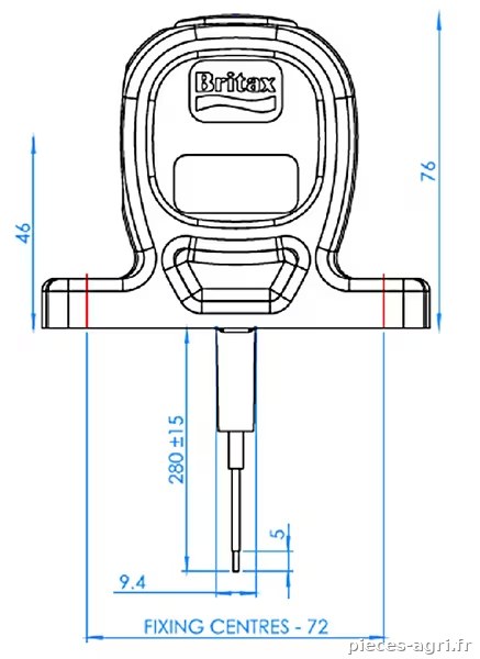 Feu de gabarit LED vertical vue 5