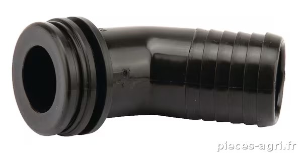 Raccord de flexible 40 mm 45° · réf. 460440
