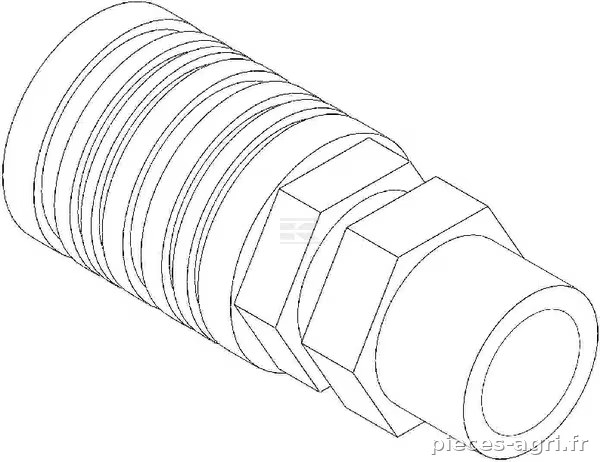 Raccord hydraulique vue 3