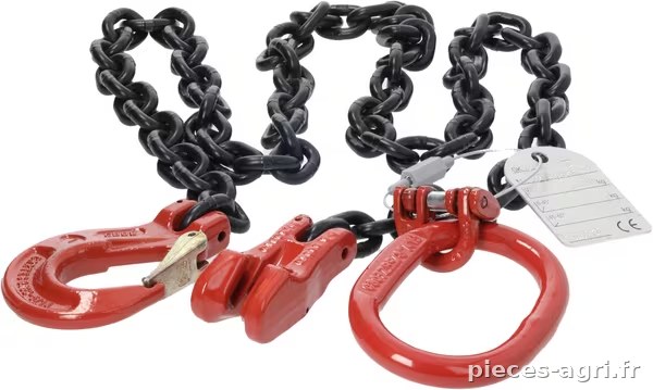 Suspension à chaîne 1 brin 2 m 8 mm · réf. H18SL2TYP1VKKS