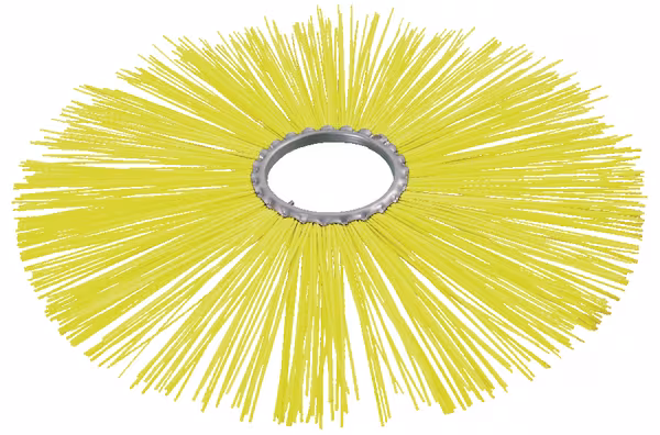 Brosse rotative 320/110 poly jaune · réf. BR320111P