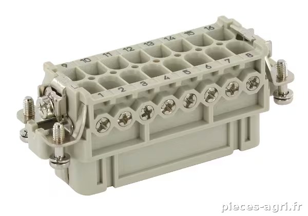 Connecteur femelle A 16P vis vue 2