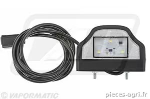 Lampe de plaque d'immatriculation à LED 12 V-24 V · réf. VLC2397