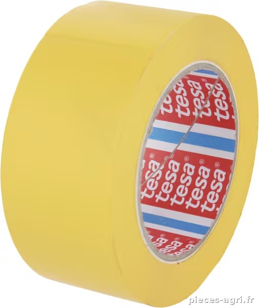 Ruban PVC premium permanent, jaune, 33m x 50mm Tesaflex® · réf. T041690005894