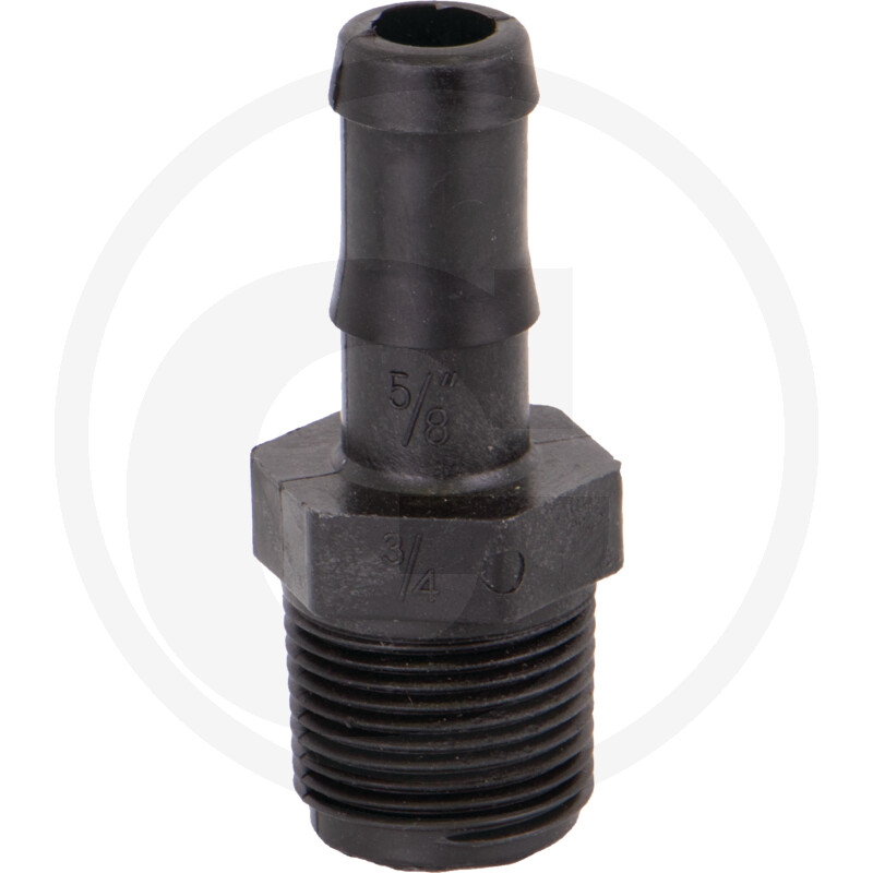BANJO Schlauchtülle gerade, Ø 19mm x AG 3/4" vue 2