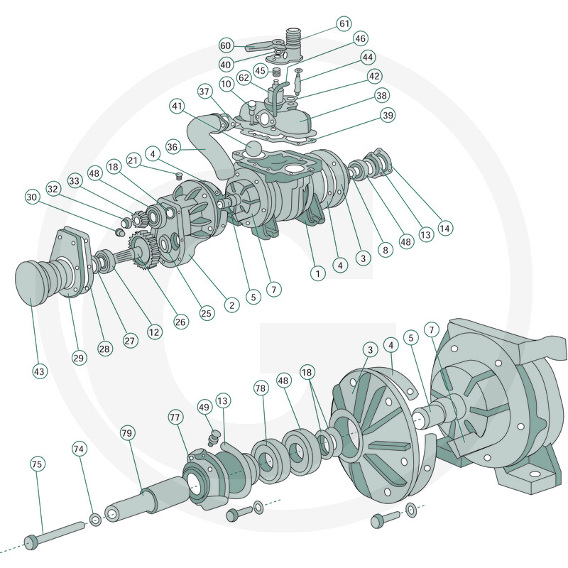 Battioni Pagani Boitier de rotor · réf. 4050998104