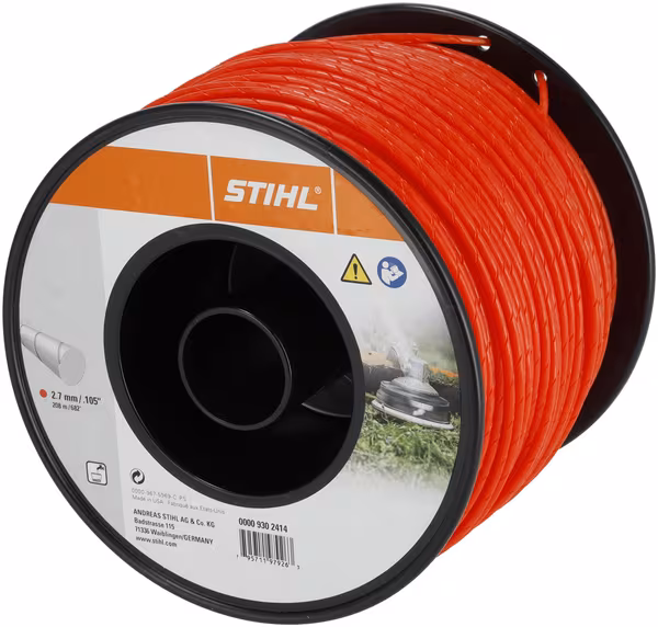 Fil de coupe rond, silencieux Ø 2,7 mm x 208,0 m · réf. 00009302414