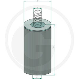 Fleetguard Filtre à huile moteur · réf. 739LF3320