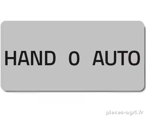 Autocollant "HAND 0 AUTO" · réf. 02097T