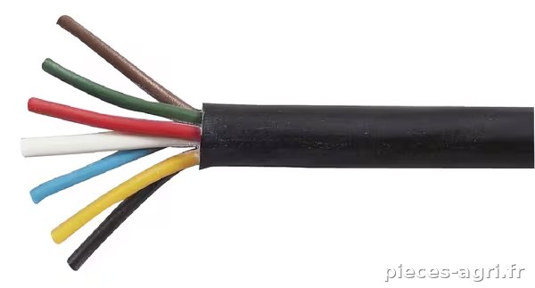 Câble en plastique 6 x 1 + 1 x 2 mm² · réf. TOR3520