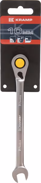 Clé mixte à cliquet, 10 mm, Kramp · réf. 1802030010KR