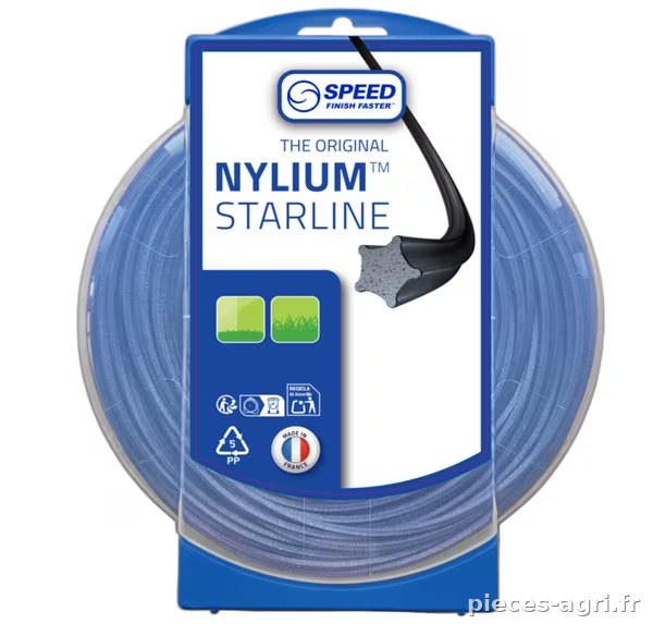 Fil de coupe Ø  2,7 x 15 m Nylium Starline · réf. TL2715NST