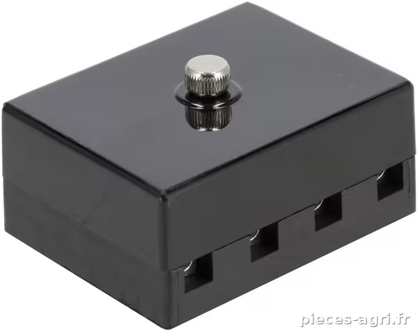 Boîte à fusibles céramique 4 voies, 12/24V, bornes à vis · réf. FB10007KR