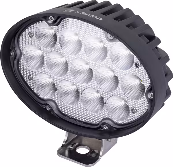 Phare de travail LED, 65 W, 5200 lm, ovale, Kramp · réf. LA10432
