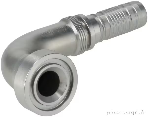 Raccord NS-DN25-bride Ø47,6 90 SUPERCAT · réf. SFSCNS251690G2