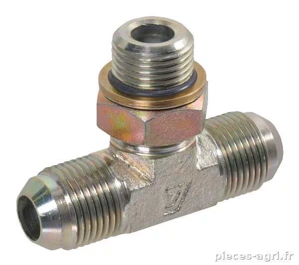 Raccord T orientable JIC/BSP 7/8 - 1/2 · réf. TIB1408