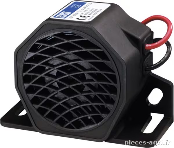 Alarme de recul 97 dB 12/24V câble 1 m deux tons · réf. 591001
