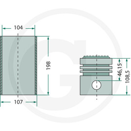 GRANIT Kit cylindrée complet · réf. 38017164