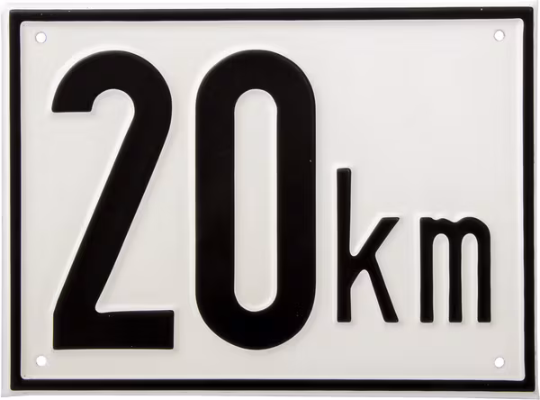 Panneau de signalisation en mé · réf. BL20A