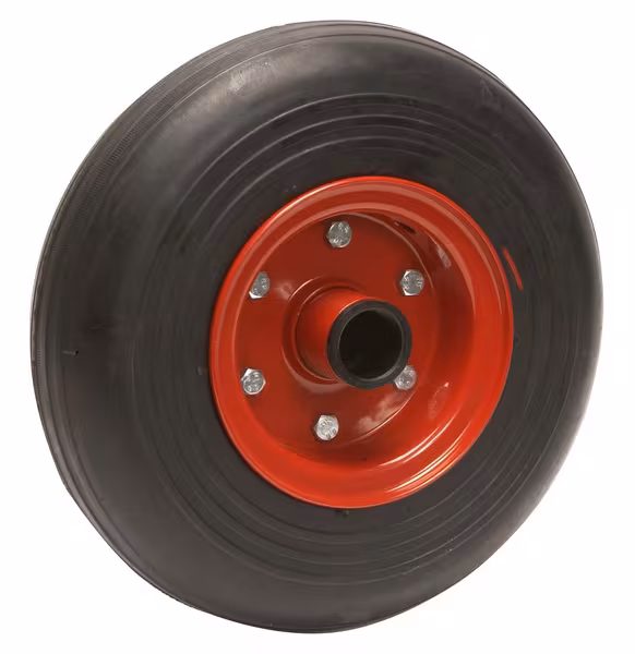 Roue 4.00x4 Massiv EG12 Ø25x85 jante en acier · réf. W4004S2585