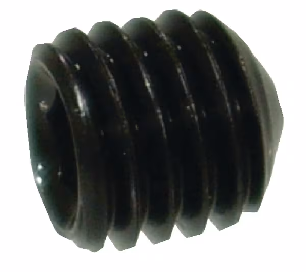 Vis sans tête six pans creux bout pointeau M12x20 noire · réf. 9141220B