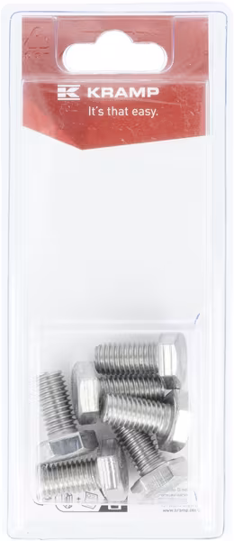 Boulon inox M10 x 20mm, A2 (6) · réf. KR9331020RVSP06B