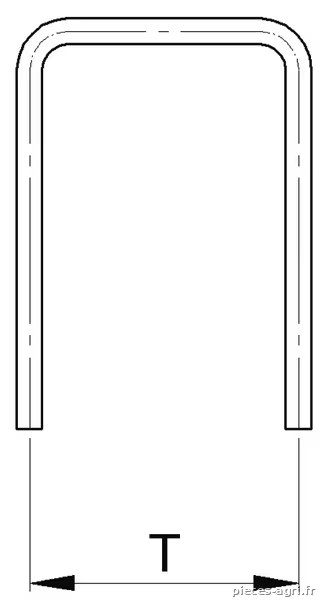 Fourche T5 - 1 1/4" vue 2