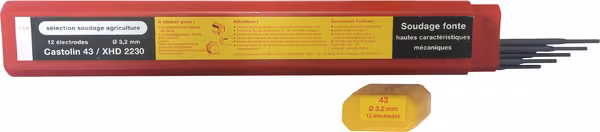 Électrodes SSA43 Ø3,2mm (x12) · réf. 650212CAS