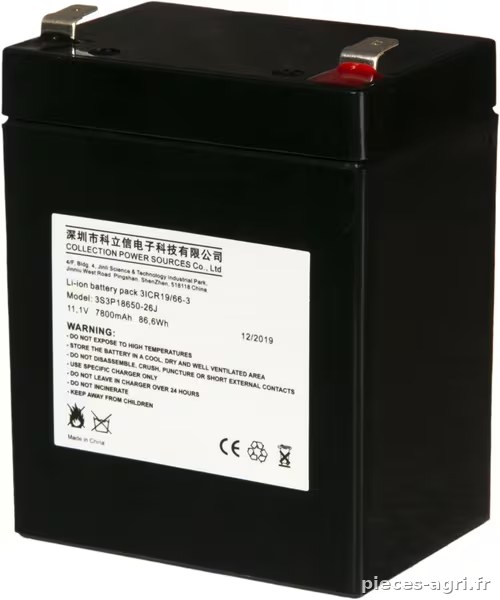 Pack batterie Li-ion 7,8 Ah/11,1 V · réf. 15148