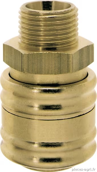 Raccord rapide f.mâle BSP 3/8" · réf. ESO38A