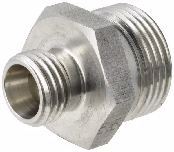 Raccord droit 15L x 8L SS · réf. GS158LSS